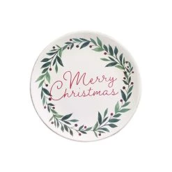 Best Pirce 🔥 8.5" Merry 🎄 Christmas Ceramic Plate by Celebrate It™ ❤️