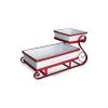 Discount 🔥 16" Red & White Sleigh Tray by Ashland® by Celebrate It ❤️