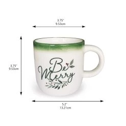 Best Pirce ✨ 5" Be Merry Mug by Celebrate It® 🔔 Christmas ✔️ -Celebrate It Sales Shop 10677725 3