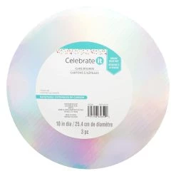 Hot Sale 💯 10" Iridescent Cake Boards by Celebrate It®, 3ct. 😍 -Celebrate It Sales Shop 10685246 1