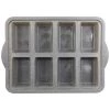 Buy ⌛ 6 Pack: 8-Cavity Metal-Reinforced Silicone Mini Loaf Pan by Celebrate It® 🛒