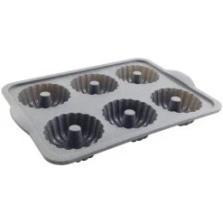 Brand new 😍 6 Pack: 6-Cavity Metal Reinforced Silicone Mini Fluted Cake Pan by Celebrate It® ❤️ -Celebrate It Sales Shop 10689145 2 1
