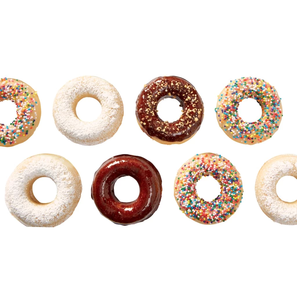 Budget 😍 6 Pack: 12-Cavity Metal-Reinforced Silicone Mini Donut Pan by Celebrate It® 🔥 4 Budget 😍 6 Pack: 12-Cavity Metal-Reinforced Silicone Mini Donut Pan by Celebrate It® 🔥 - Image 4