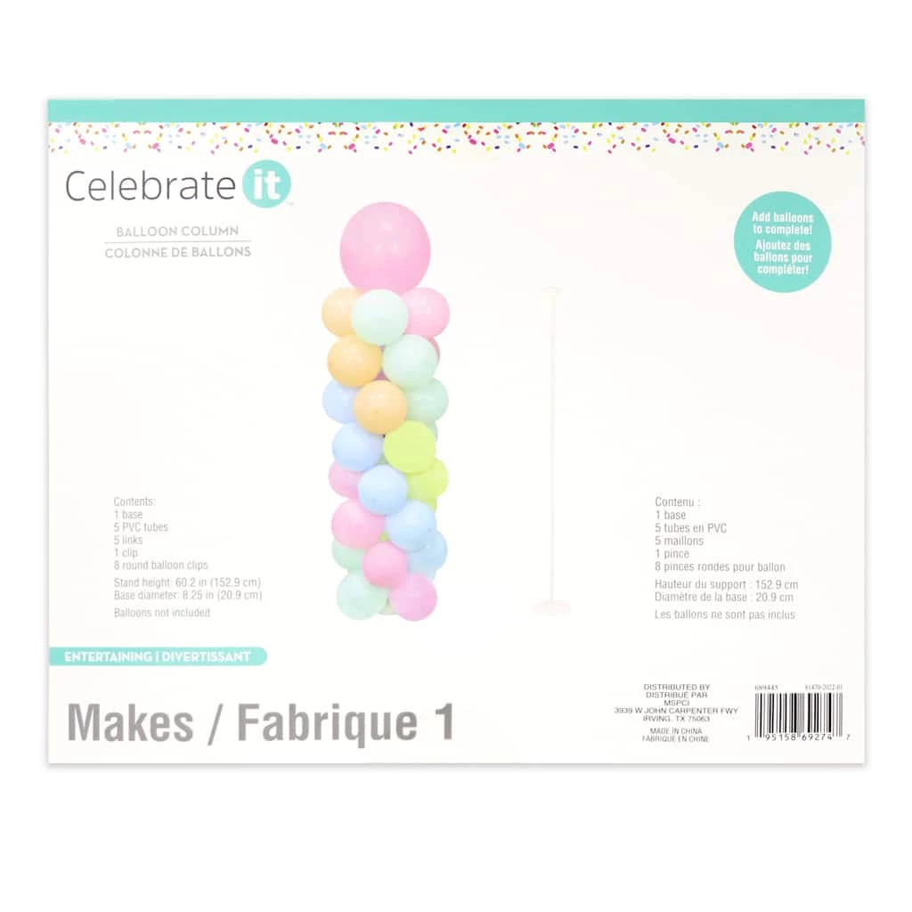 Best deal 😉 6 Pack: 60" Balloon Column by Celebrate It™ ⭐ 5 Best deal 😉 6 Pack: 60" Balloon Column by Celebrate It™ ⭐ - Image 5