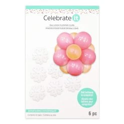 Deals 👍 Balloon Flower Clips by Celebrate It™, 6ct. ⌛