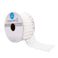 Outlet 😍 12 Pack: 1.5'' x 3yd. Wired Knit Check Ribbon by Celebrate It® 😉