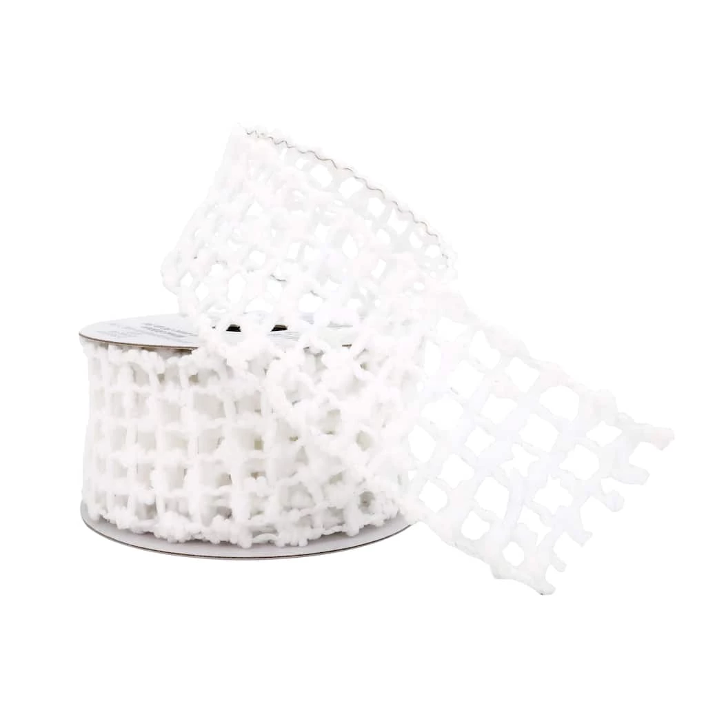 Outlet ๐ 12 Pack: 1.5'' x 3yd. Wired Knit Check Ribbon by Celebrate It® ๐ 2 Outlet ๐ 12 Pack: 1.5'' x 3yd. Wired Knit Check Ribbon by Celebrate It® ๐ - Image 2