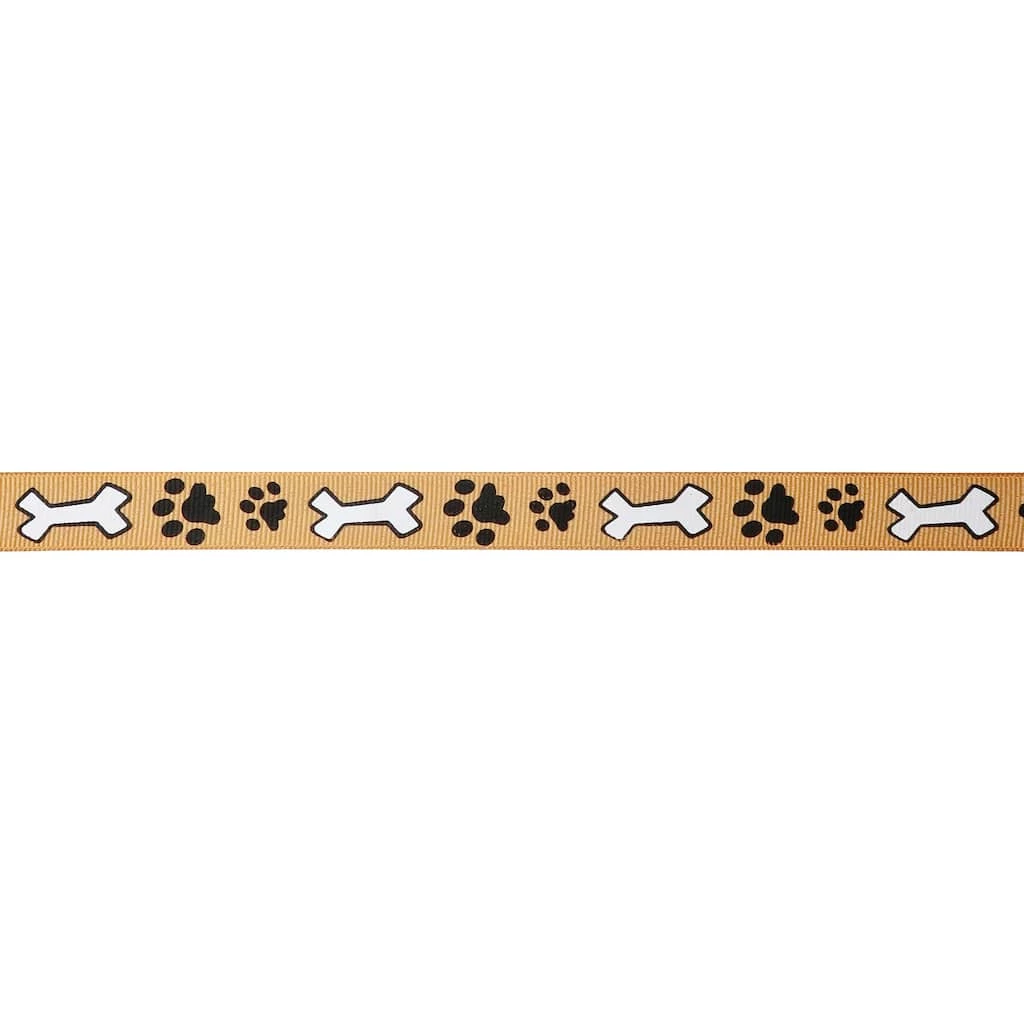 Best deal ⭐ 12 Pack: 5/8" x 7yd. Grosgrain Paw Print & 🐕 Dog Bone Ribbon by Celebrate It™ 🥰 3 Best deal ⭐ 12 Pack: 5/8" x 7yd. Grosgrain Paw Print & 🐕 Dog Bone Ribbon by Celebrate It™ 🥰 - Image 3