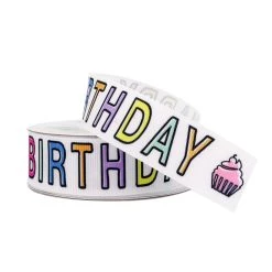 Brand new 🤩 12 Pack: 7/8" x 5yd. Grosgrain Happy 🥳 Birthday Ribbon by Celebrate It® 🎁 4 Brand new 🤩 12 Pack: 7/8" x 5yd. Grosgrain Happy 🥳 Birthday Ribbon by Celebrate It® 🎁 -Celebrate It Sales Shop 10689955 2 1