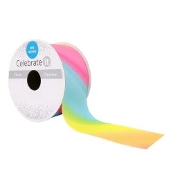 Wholesale 🥰 12 Pack: 1.5" x 3yd. Grosgrain Wired Ombre Ribbon by Celebrate It® ⭐