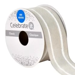 Coupon ❤️ 1.5" x 3yd. Wired Striped Ribbon by Celebrate It™ 🔥