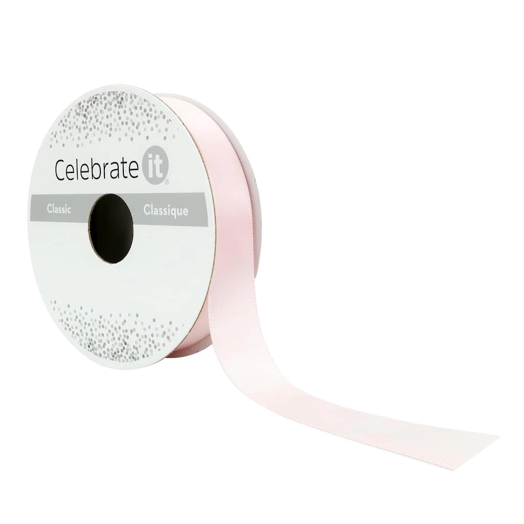 Wholesale ❤️ 5/8" x 7yd. Satin Ribbon by Celebrate It® 🌟 1 Wholesale ❤️ 5/8" x 7yd. Satin Ribbon by Celebrate It® 🌟