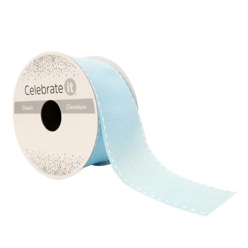 Wholesale 🛒 1.5" x 3yd. Grosgrain Stitched Edge Ribbon by Celebrate It® 👍 -Celebrate It Sales Shop 10690034 1
