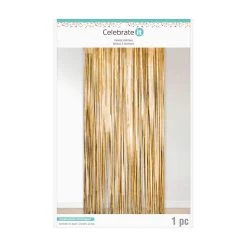 Best Sale 🎉 Gold Fringe Curtain by Celebrate It™ 🔥