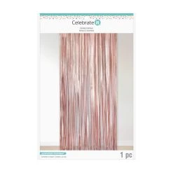 Cheap 👏 Rose Gold Fringe Curtain by Celebrate It™ 🥰