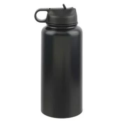 Best deal 😉 32oz. Black Stainless Steel Water Bottle by Celebrate It™ 🥰