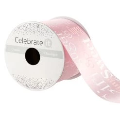 Best deal 🎉 2.5'' x 5 yd. It's a Girl Satin Ribbon by Celebrate It® 🔥