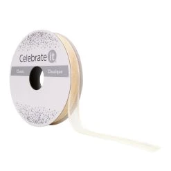 Brand new 🧨 3/8" x 5yd. Sheer Satin Ribbon by Celebrate It® ⌛