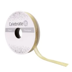 Wholesale 🤩 3/8" x 5yd. Metallic Sheer Wired Ribbon by Celebrate It® ⭐