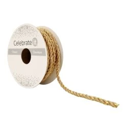 Promo 🎁 3.5mm x 5yd. Metallic Jute Wired Cording by Celebrate It™ 🧨