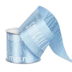 Best Sale ❤️ 2.5'' x 5 yd. It's a Boy Satin Ribbon by Celebrate It® 🥰 -Celebrate It Sales Shop 10693118 2