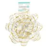 Promo 🔔 6" Clear & Gold Trim Gift Bow by Celebrate It™ 🎁