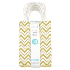Promo 🛒 Gold & White Zig Zag & Stripe Gift Bag Value Pack by Celebrate It™ 😉