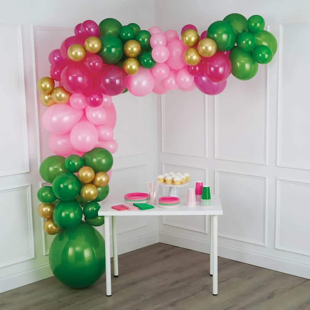 New ๐ 10ft. Pink, Green & Gold Balloon Garland Kit by Celebrate It™ ๐ Summer โ๏ธ 2 New ๐ 10ft. Pink, Green & Gold Balloon Garland Kit by Celebrate It™ ๐ Summer โ๏ธ - Image 2