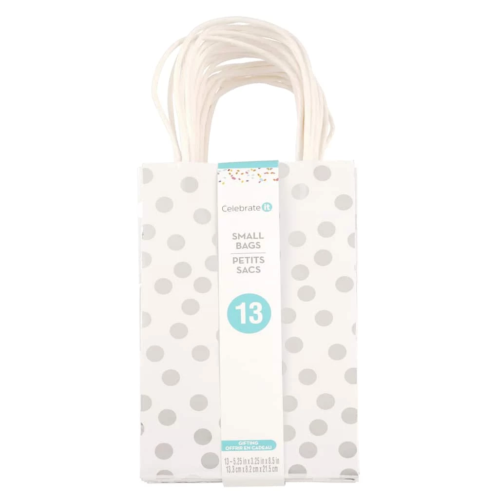Top 10 ❤️ Silver Polka Dot & Stripe Gift Bag Value Pack by Celebrate It™ 😉 1 Top 10 ❤️ Silver Polka Dot & Stripe Gift Bag Value Pack by Celebrate It™ 😉