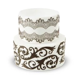 Best Pirce 👏 Elegant Print Cake Stencils by Celebrate It® ✔️ -Celebrate It Sales Shop 10695682 5