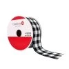 Best Sale 🎁 1.5" x 30ft. Wired Check Ribbon by Celebrate It® 🎁 Christmas 👏