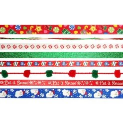 Brand new 🔥 2.6yd. 🎄 Christmas Ribbon Variety Pack by Celebrate It™ 💯 -Celebrate It Sales Shop 10695989 3
