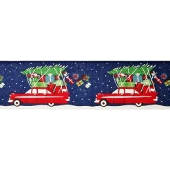 Discount 🔔 2.5" x 20ft. Faux Linen Wired Holiday Car Ribbon by Celebrate It® ❄ Christmas 💯 -Celebrate It Sales Shop 10695994 3