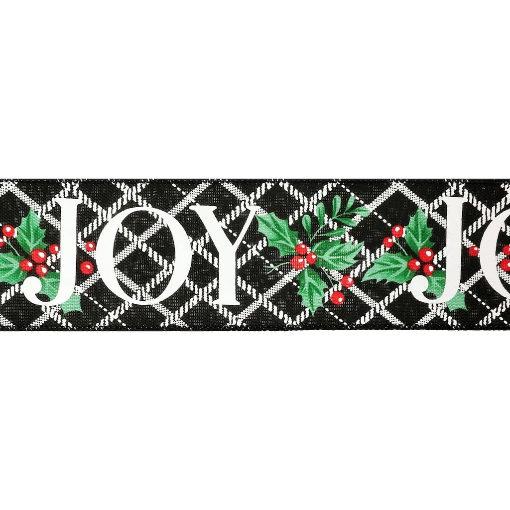 Cheapest ๐ 2.5" x 20ft. Faux Linen Wired Joy Ribbon by Celebrate It® ๐ Christmas ๐คฉ 3 Cheapest ๐ 2.5" x 20ft. Faux Linen Wired Joy Ribbon by Celebrate It® ๐ Christmas ๐คฉ - Image 3