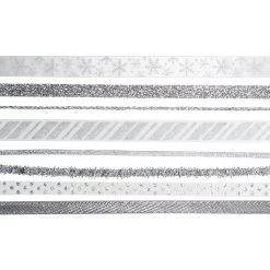 Best Sale 🧨 2.6yd. Metallic Mixed 🍬 Candy Cane Stripe & Dots 🔔 Christmas Ribbon Variety Pack by Celebrate It™ 🛒 -Celebrate It Sales Shop 10695998 3