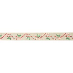 Best deal ⭐ 7/8" x 24ft. Faux Linen 🍬 Candy Cane Ribbon by Celebrate It® 🎅 Christmas ✨ 5 Best deal ⭐ 7/8" x 24ft. Faux Linen 🍬 Candy Cane Ribbon by Celebrate It® 🎅 Christmas ✨ -Celebrate It Sales Shop 10696005 3