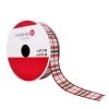 New 😉 7/8" x 24ft. Plaid Ribbon by Celebrate It® 🎄 Christmas 🛒
