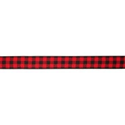 Best reviews of 😍 7/8" x 24ft. Wired Check Ribbon by Celebrate It® 🎄 Christmas 🎉 -Celebrate It Sales Shop 10696060 3