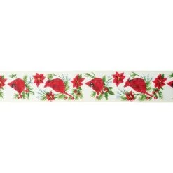 Budget 🥰 1.5" x 10yd. Faux Linen Wired Cardinal Ribbon by Celebrate It® 🎅 Christmas ❤️ 5 Budget 🥰 1.5" x 10yd. Faux Linen Wired Cardinal Ribbon by Celebrate It® 🎅 Christmas ❤️ -Celebrate It Sales Shop 10696093 3