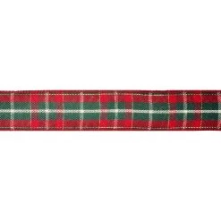 Best Pirce 🥰 1.5" x 30ft. Wired Plaid Ribbon by Celebrate It™ 🎄 Christmas 🧨 -Celebrate It Sales Shop 10696096 3