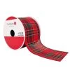 Outlet 🛒 2.5" x 20ft. Wired Plaid Ribbon by Celebrate It™ 🔔 Christmas 😉