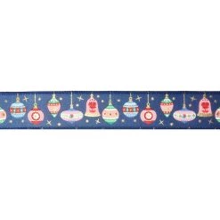 New 🧨 1.5" x 30ft. Faux Linen Wired Ornaments Ribbon by Celebrate It™ 🎄 Christmas 😍 -Celebrate It Sales Shop 10696185 3