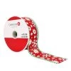 Best deal 🔔 1.5" x 30ft. Faux Linen Wired Snowflakes Ribbon by Celebrate It™ 🎄 Christmas 😀