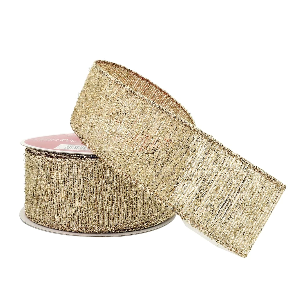 Deals ๐ 1.5" x 30ft. Wired Tinsel Ribbon by Celebrate It™ ๐ Christmas ๐ 2 Deals ๐ 1.5" x 30ft. Wired Tinsel Ribbon by Celebrate It™ ๐ Christmas ๐ - Image 2