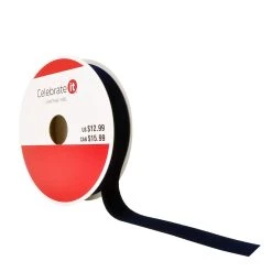 Promo 😍 5/8" x 24ft. Velvet Ribbon by Celebrate It™ 🔔 Christmas 🔥