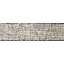 Hot Sale 😉 2.5" x 20ft. Faux Linen Wired Ribbon by Celebrate It™ ❄ Christmas 🎁 -Celebrate It Sales Shop 10696290 3