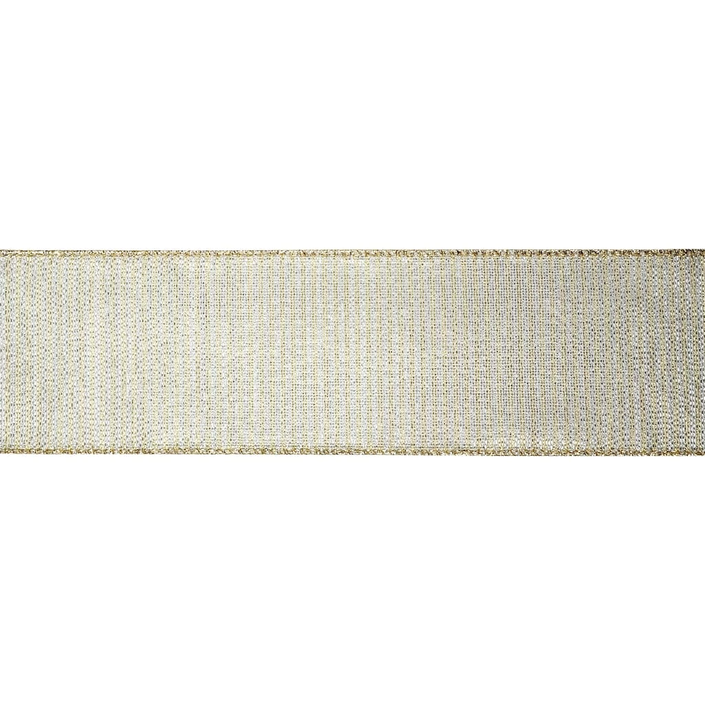 Flash Sale π 2.5" x 20ft. Sheer Metallic Wired Ribbon by Celebrate It® π Christmas π₯ 3 Flash Sale π 2.5" x 20ft. Sheer Metallic Wired Ribbon by Celebrate It® π Christmas π₯ - Image 3