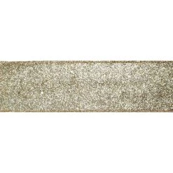 Best Sale 🔥 2.5" x 20ft. Sheer Wired Glitter Ribbon by Celebrate It® 🔔 Christmas 👏 -Celebrate It Sales Shop 10696359 3