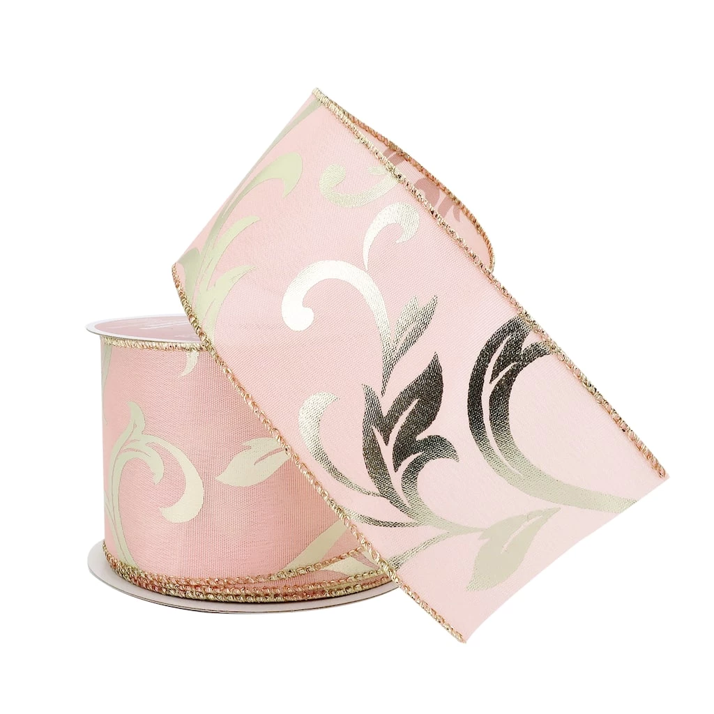 Cheapest π 2.5" x 20ft. Taffeta Wired Fern Ribbon by Celebrate It® π Christmas π 2 Cheapest π 2.5" x 20ft. Taffeta Wired Fern Ribbon by Celebrate It® π Christmas π - Image 2