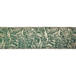 New 😍 2.5" x 20ft. Faux Linen Wired Swirl Ribbon by Celebrate It® 🔔 Christmas ✨ -Celebrate It Sales Shop 10696373 3